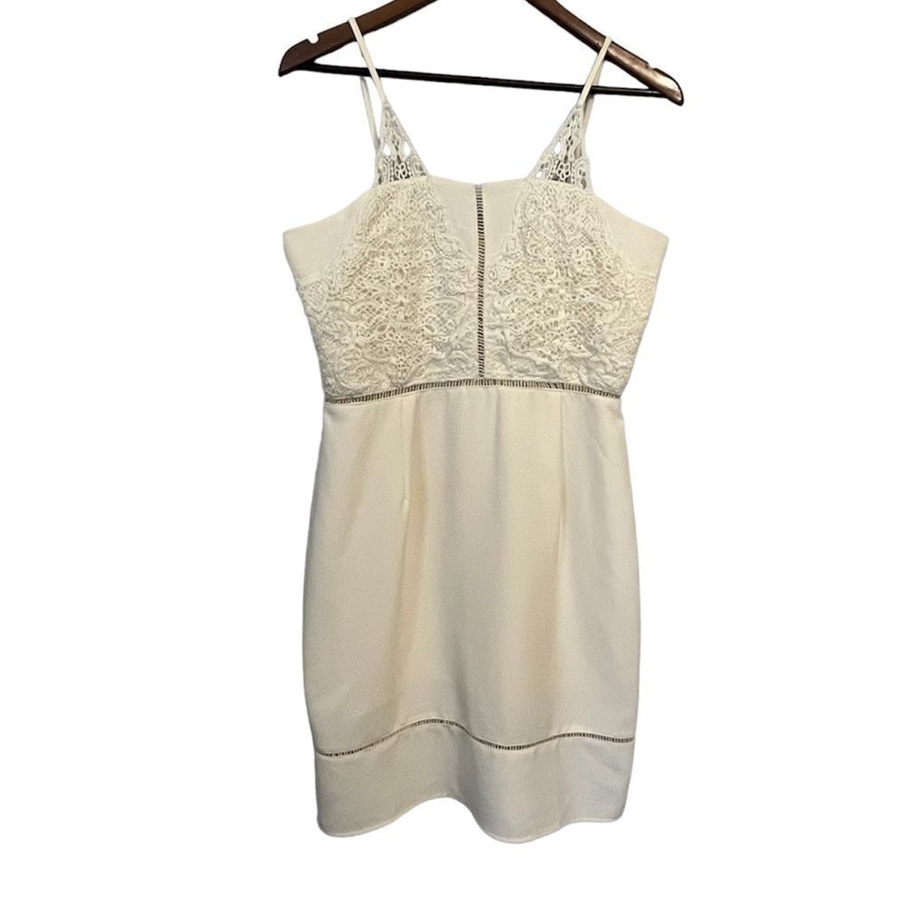 J.O.A Cream Cocktail Dress